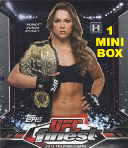 2013 Topps UFC Finest Hobby MINI-BOX (Factory Sealed) (contains 6 packs)