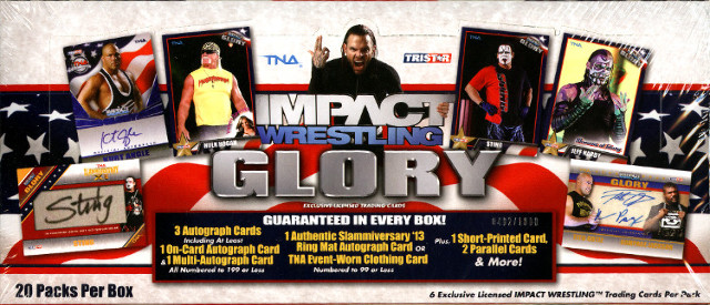 2013 Tristar TNA Impact Glory Wrestling Hobby Box (Sealed)