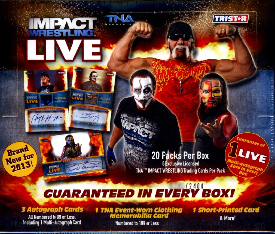 2013 Tristar TNA Impact Live Wrestling Hobby Box (Sealed) 2013/2400