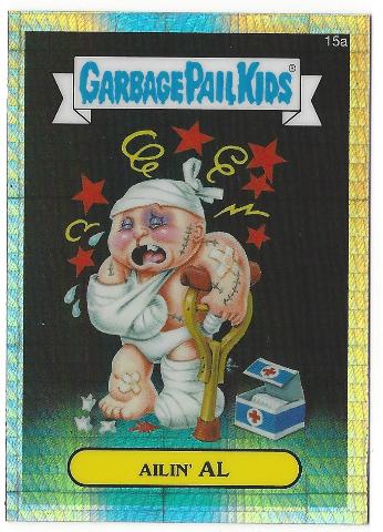 AILIN' AL Garbage Pail Kids Chrome Series Refractor #15b