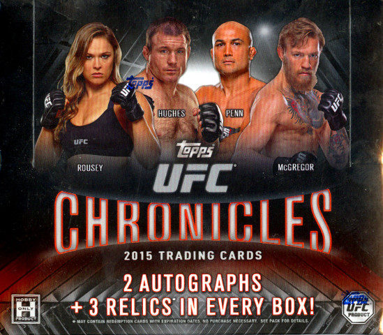 2015 Topps UFC Chronicles Hobby Box (Sealed)