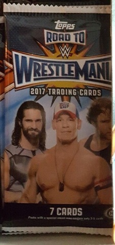 2017 Topps WWE Road To Wrestlemania 7 Card Hobby Pack (Factory Sealed)