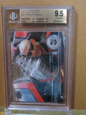 ROBYN REGEHR 2014-15 Upper Deck Day with the Cup BGS Graded 9.5 Card #DC13
