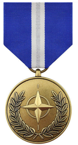 Vanguard Full Size NATO Balkans Operation Non Article 5 Military Medal Award