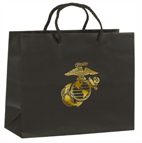 Vanguard GIFT BAG: BLACK WITH GOLD FOIL EGA
