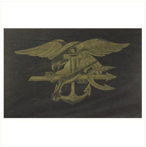 Vanguard BEACH TOWEL WITH NAVY SPECIAL WARFARE (SEAL) EMBLEM