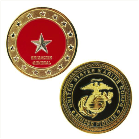Vanguard MARINE CORPS COIN: BRIGADIER GENERAL