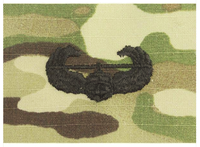 Vanguard ARMY EMBROIDERED BADGE ON OCP SEW ON: AIR ASSAULT