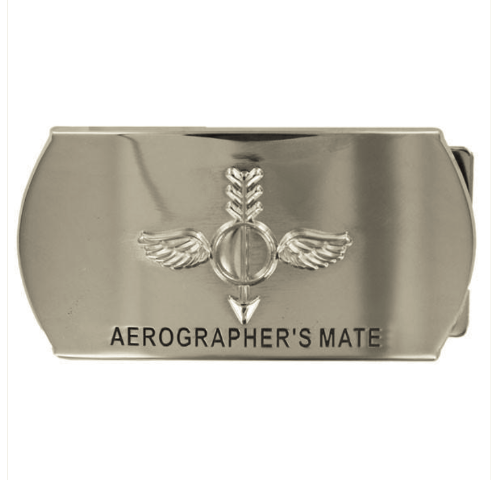 Vanguard NAVY ENLISTED SPECIALTY BELT BUCKLE: AEROGRAPHER'S MATE: AG