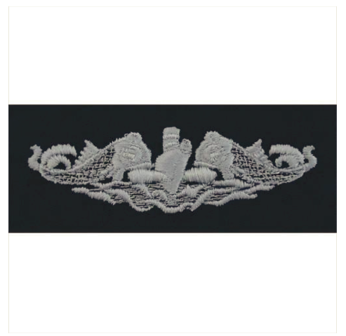 Vanguard NAVY EMBROIDERED BADGE: SUBMARINE ENLISTED - EMBROIDERED ON COVERALL