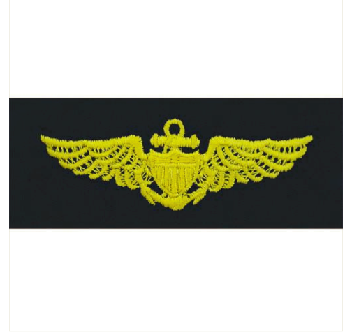 Vanguard NAVY EMBROIDERED BADGE: AVIATOR - EMBROIDERED ON COVERALL