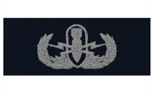 Vanguard NAVY EMBROIDERED BADGE: EXPLOSIVE ORDNANCE DISPOSAL SENIOR - COVERALL