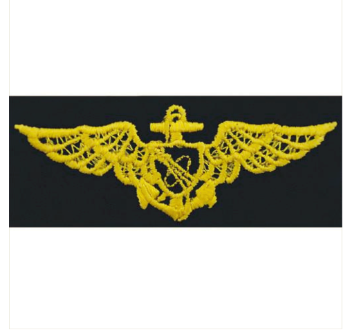 Vanguard NAVY EMBROIDERED BADGE: ASTRONAUT - EMBROIDERED ON COVERALL