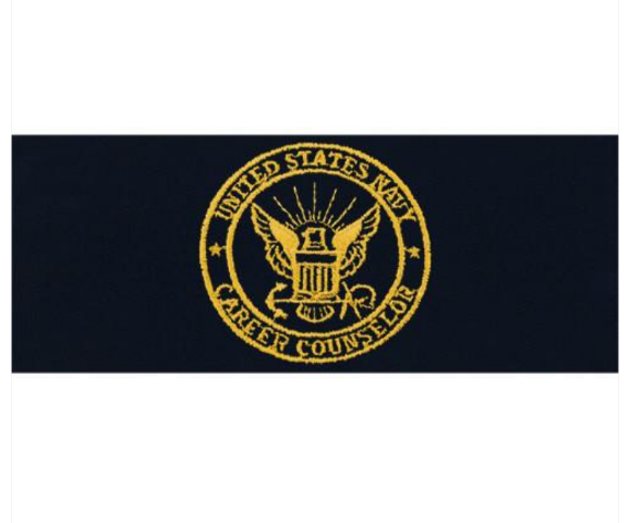 Vanguard NAVY EMBROIDERED BADGE CAREER COUNSELOR - EMBROIDERED ON COVERALL