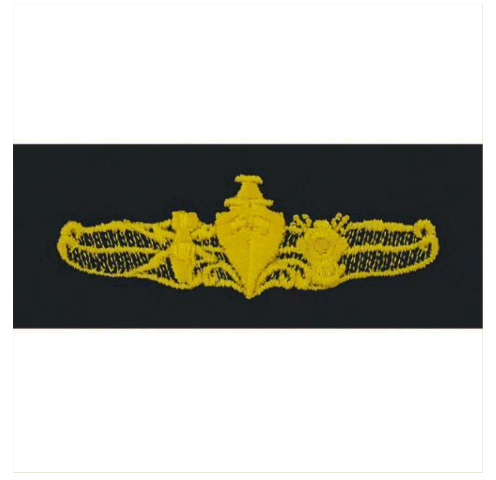 Vanguard NAVY EMBROIDERED BADGE: SPECIAL OPERATIONS OFFICER - COVERALL