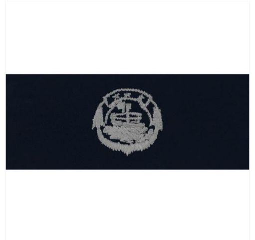 Vanguard NAVY EMBROIDERED BADGE SMALL CRAFT ENLISTED - EMBROIDERED ON COVERALL