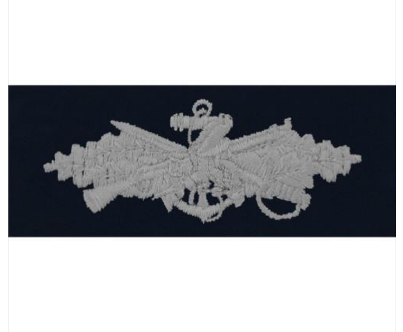 Vanguard NAVY EMBROIDERED BADGE SEABEE COMBAT WARFARE ENLISTED - COVERALL