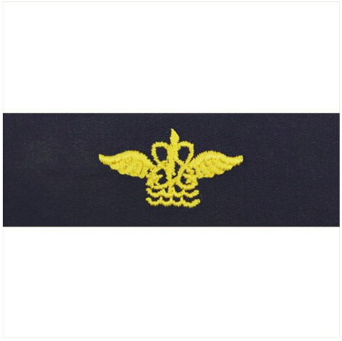 Vanguard NAVY COLLAR DEVICE: WO AVIATION OPERATION TECHNICIAN - COVERALL