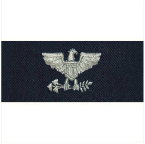 Vanguard NAVY EMBROIDERED COLLAR DEVICE: CAPTAIN - RIGHT SIDE, COVERALL
