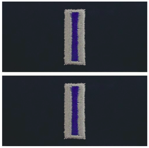 Vanguard NAVY EMBROIDERED COLLAR DEVICE: WARRANT OFFICER 5 - COVERALL