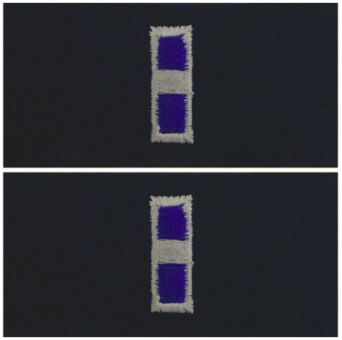 Vanguard NAVY EMBROIDERED COLLAR DEVICE: WARRANT OFFICER 3 - COVERALL