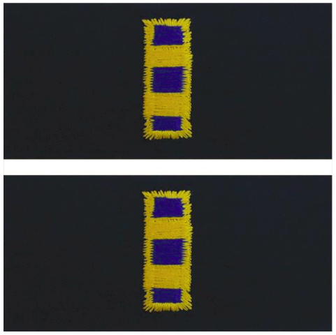Vanguard NAVY EMBROIDERED COLLAR DEVICE: WARRANT OFFICER 2 - COVERALL