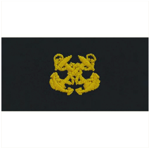 Vanguard NAVY EMBROIDERED COLLAR DEVICE: BOATSWAIN - EMBROIDERED ON COVERALL