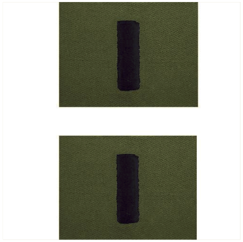 Vanguard NAVY EMBROIDERED COLLAR DEVICE: LIEUTENANT JUNIOR GRADE - SUBDUED
