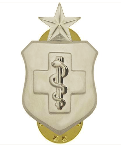 Vanguard AIR FORCE BADGE: MEDICAL TECHNICIAN: SENIOR MIRROR FINISH