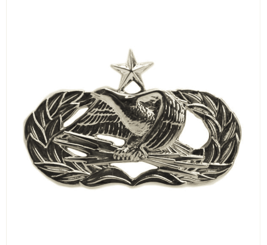 Vanguard AIR FORCE BADGE: GROUND RADAR AIRFIELD SYSTEMS SENIOR Regulation Mirror