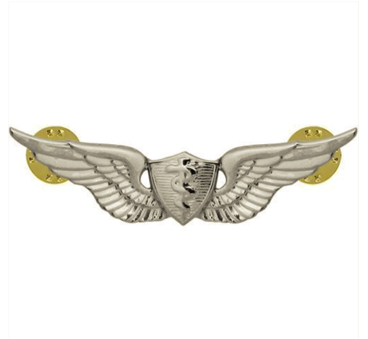 Vanguard ARMY BADGE: FLIGHT SURGEON - REGULATION SIZE, MIRROR FINISH