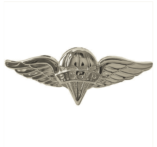 Vanguard ARMY BADGE: PARACHUTE RIGGER - MIRROR FINISH