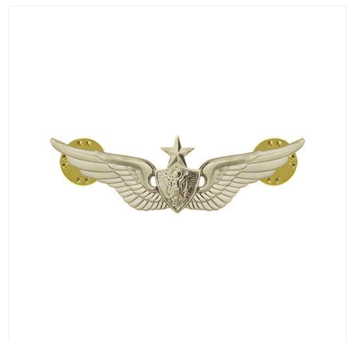 Vanguard ARMY BADGE: SENIOR AIRCRAFT CREWMAN: AIRCREW - MINIATURE, MIRROR FINISH