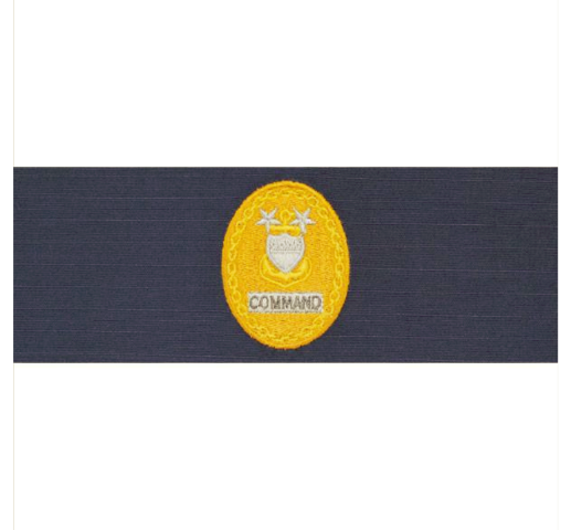 Vanguard COAST GUARD BADGE: ENLISTED ADVISOR E9 COMMAND: RIPSTOP FABRIC