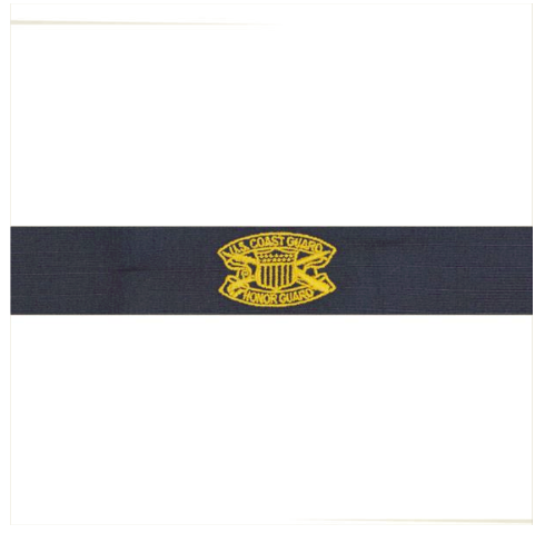 Vanguard COAST GUARD EMBROIDERED BADGE: HONOR GUARD - RIPSTOP FABRIC