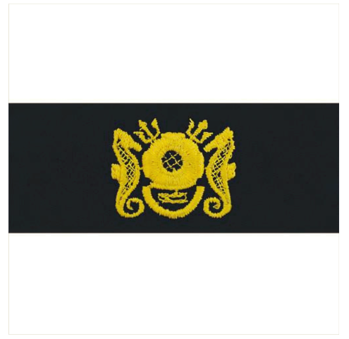 Vanguard COAST GUARD EMBROIDERED BADGE: DIVING OFFICER - RIPSTOP FABRIC