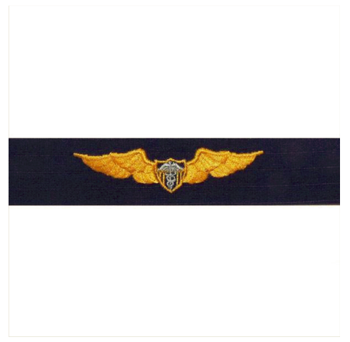 Vanguard COAST GUARD EMBROIDERED BADGE: FLIGHT SURGEON - RIPSTOP FABRIC