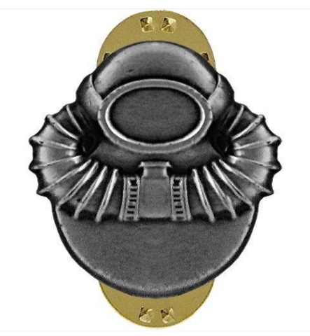 Vanguard BADGE SCUBA DIVER - OXIDIZED