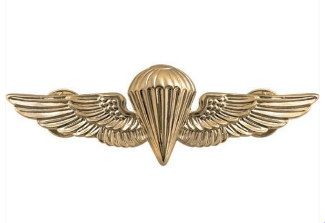 Vanguard BADGE PARACHUTIST - REGULATION, GOLD FINISH