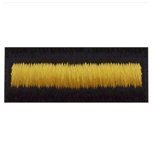 Vanguard ARMY OVERSEAS BAR: GOLD EMBROIDERED ON BLUE - FEMALE
