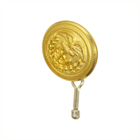 Vanguard COAST GUARD BUTTON: 22-1/2 LIGNE GOLD WITH BODKIN