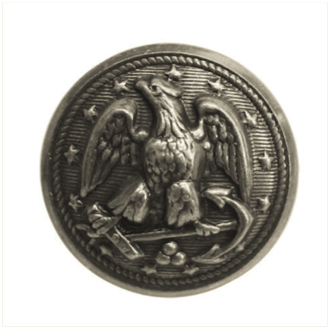 Vanguard NAVY BUTTON SILVER EYE BACK - 22 1/2 LIGNE