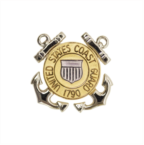 Vanguard COAST GUARD CAP DEVICE: ENLISTED - MINIATURE