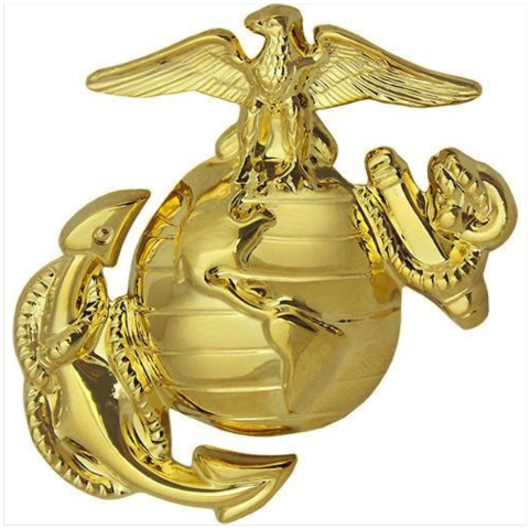 Vanguard MARINE CORPS DRESS CAP DEVICE: ENLISTED