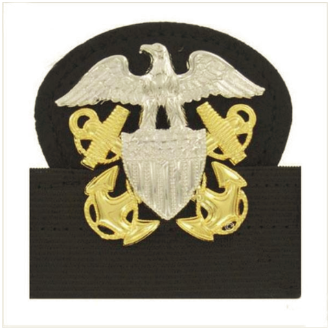 Vanguard NAVY CAP DEVICE: OFFICER - MOUNTED