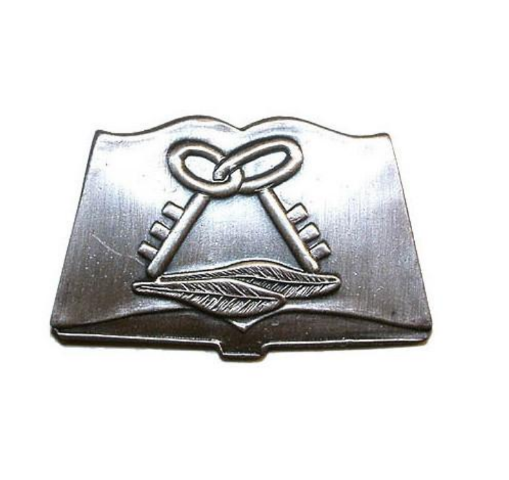 Vanguard Navy Ball Cap Device Pin Mess Culinary Specialist (CS) (MS) - oxidized
