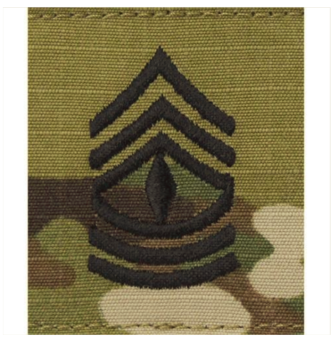 Vanguard ARMY GORTEX RANK: FIRST SERGEANT - OCP JACKET TAB