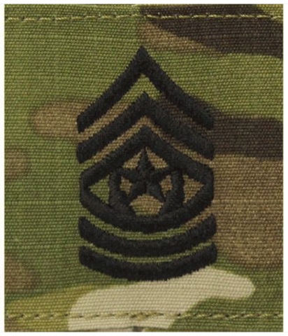 Vanguard ARMY GORTEX RANK: COMMAND SERGEANT MAJOR - OCP JACKET TAB