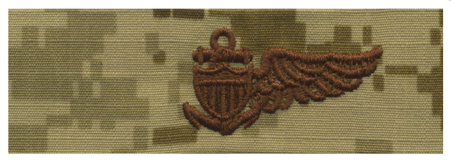 Vanguard NAVY EMBROIDERED BADGE: BALLOON PILOT - DESERT DIGITAL