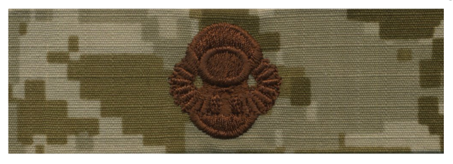Vanguard NAVY EMBROIDERED BADGE: SCUBA DIVER - DESERT DIGITAL